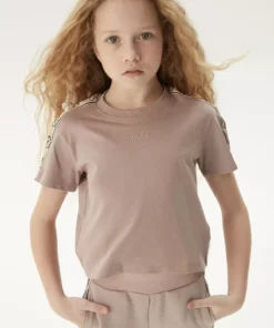 تیشرت قهوهای دخترانه BG Store برند Guess - 822516691