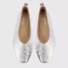 بابت زنانه چرم واقعی نقرهای برند Aldo - 817832199