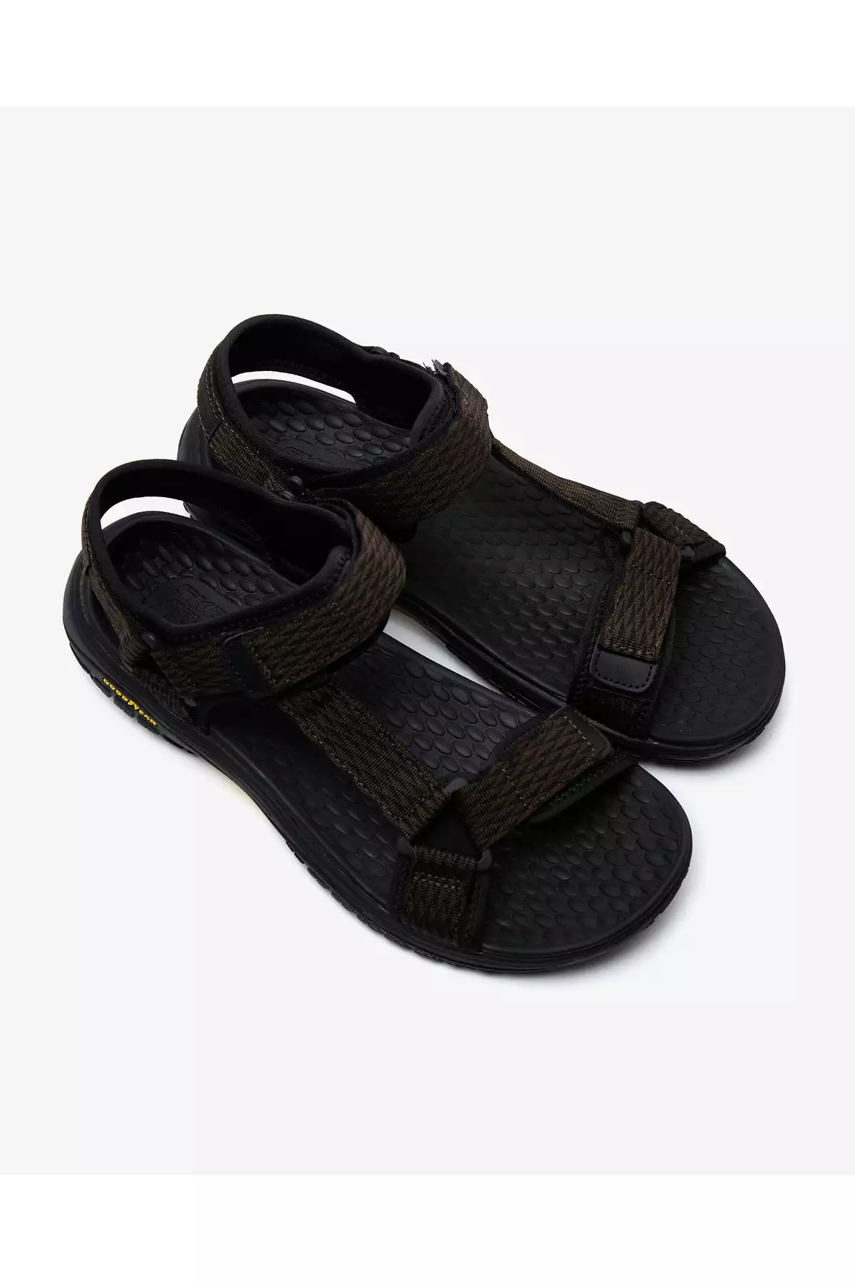 سندل مردانه قهوهای لومل 204351 برن برند Skechers - 292317813
