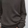 ژاکت بافتنی پنبهای با بافت موتیف دار برند Massimo Dutti - 977920134