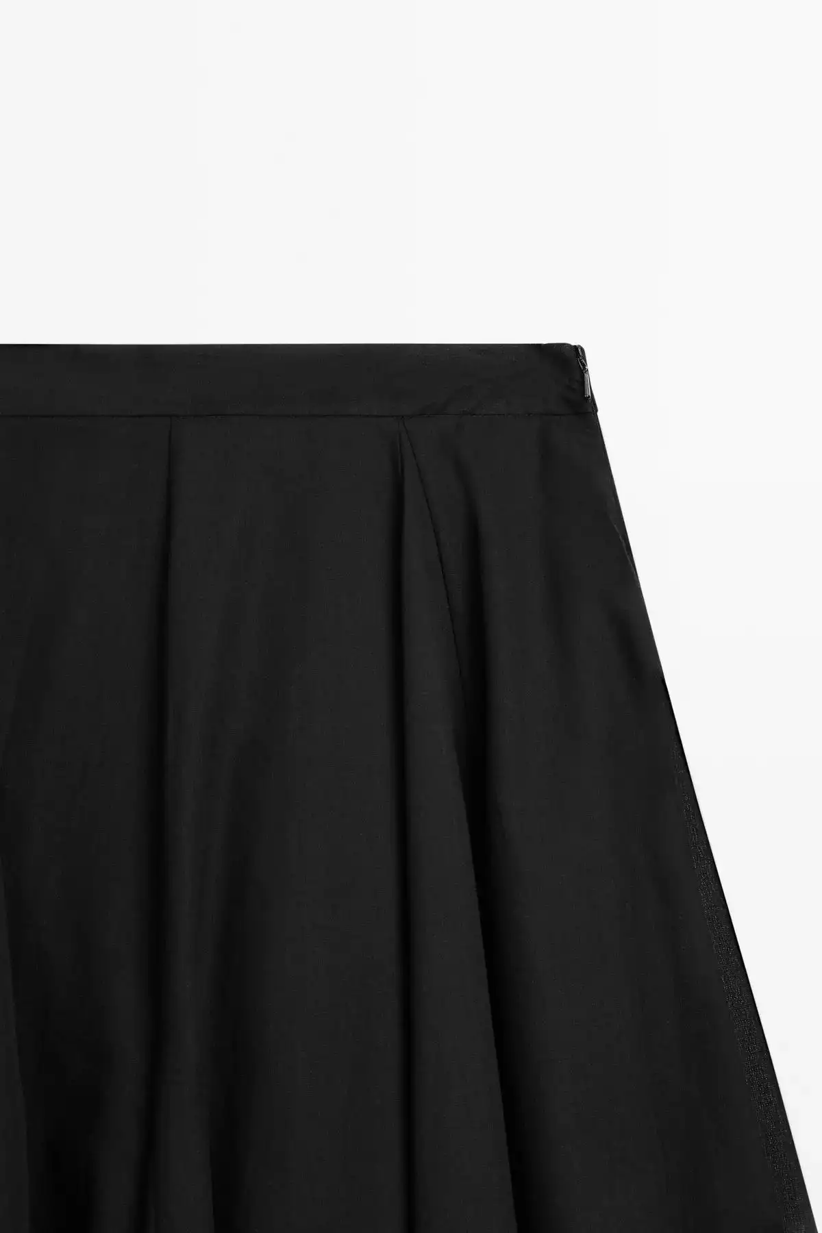 دامن A شکل 100% پنبهای برند Massimo Dutti - 957599514