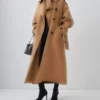 پالتوی پشمی کروآزه برند MANGO - 977939682
