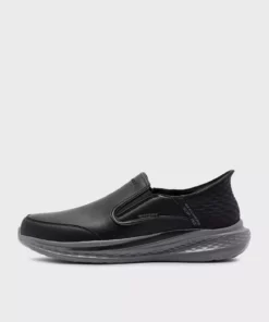 کفش کژوال مردانه اسلید-کوپر با ترکیب چرم شماره 205237 BLK برند Skechers - 1020237721