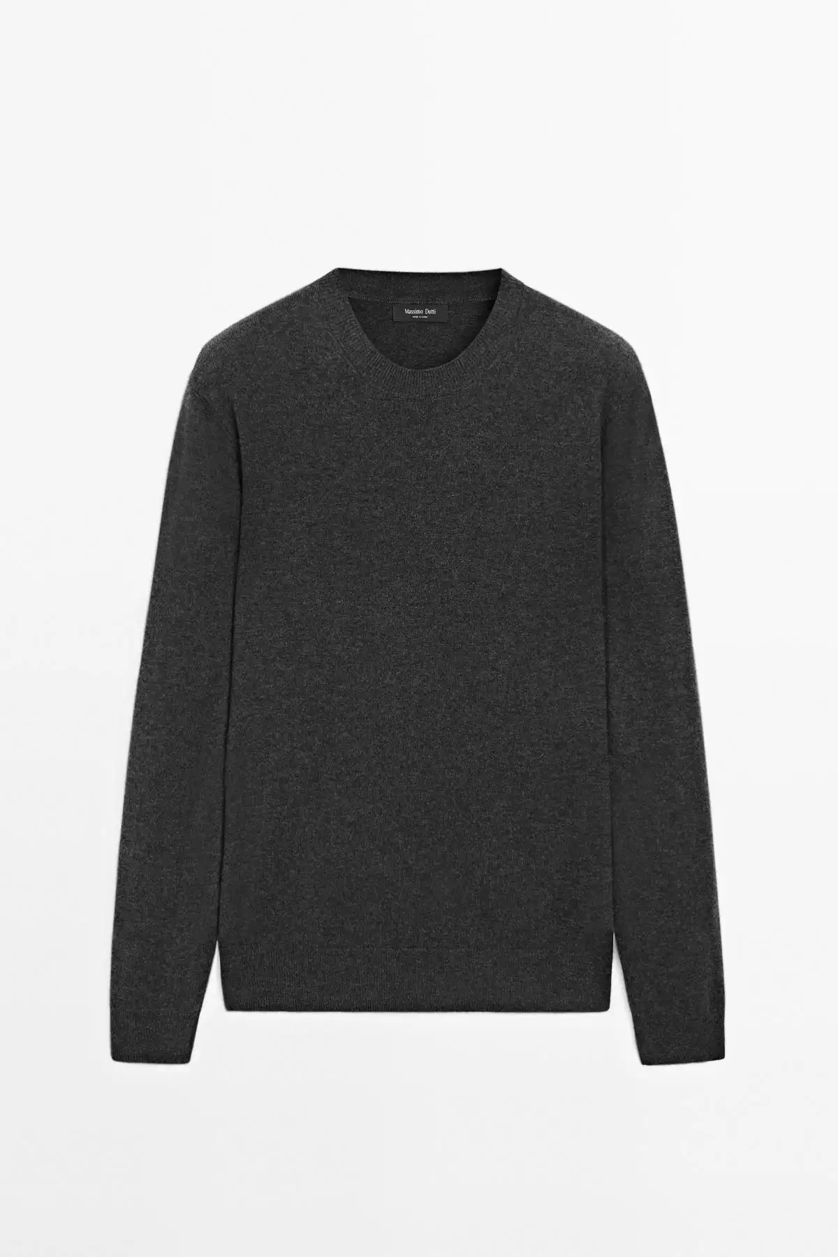 ژاکت یقه گرد ترکیبی از پشم یوزک برند Massimo Dutti - 1033254318