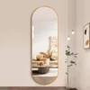 کونسول و آینه قدی بیضی دو طرفه 160x60 سانتیمتر برند enc home - 940909188