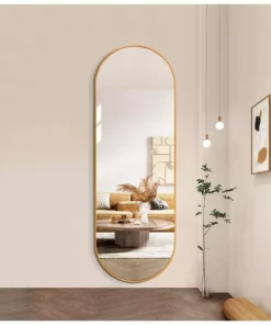 کونسول و آینه قدی بیضی دو طرفه 160x60 سانتیمتر برند enc home - 940909188