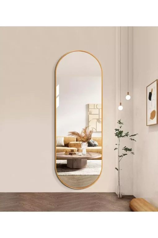 کونسول و آینه قدی بیضی دو طرفه 160x60 سانتی‌متر برند enc home - 940909188