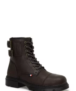 بوت بایکر مردانه قهوهای پتروس ۳PR برند U.S. Polo Assn. - 773121631