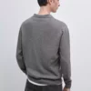 پالتو یقهدار با ترکیب پشم یکنواخت برند Massimo Dutti - 1019067984