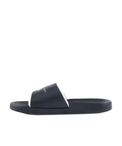 دمپایی مردانه اسلاید مونوگرام مشکی برند Calvin Klein - 901861305