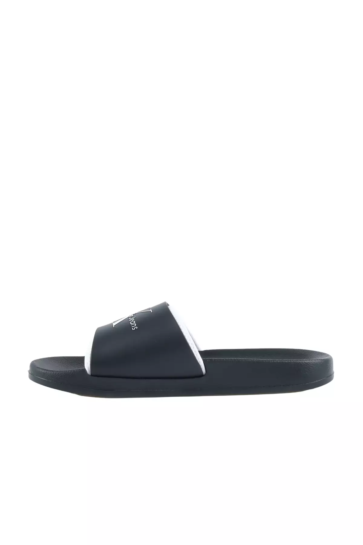 دمپایی مردانه اسلاید مونوگرام مشکی برند Calvin Klein - 901861305