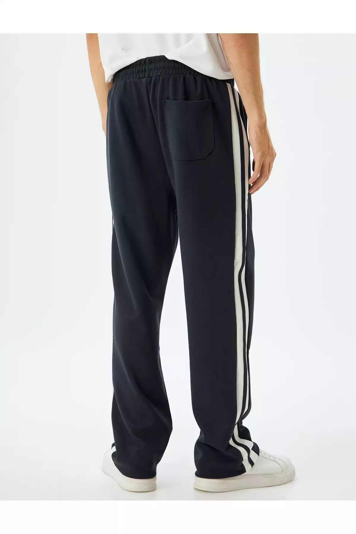 شلوار راحتی کتان با جزئیات جیب و بند دار برند Koton - 869686453