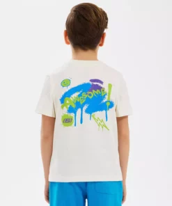 تیشرت گرافیکی بزرگ مردانه بچهگانه رنگ سفید روشن کد Sk2510030-102 برند Skechers - 928428792