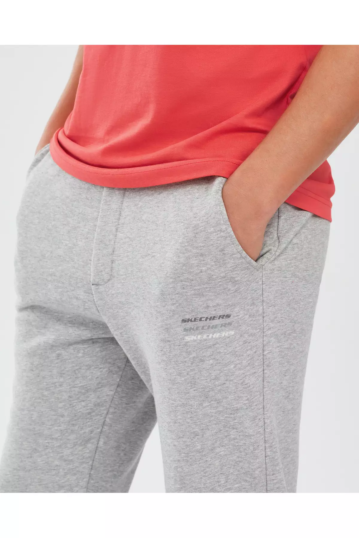 شلوار ورزش مردانه مدل Essential M Slim رنگ خاکستری کد S232237-036 برند Skechers - 813379022