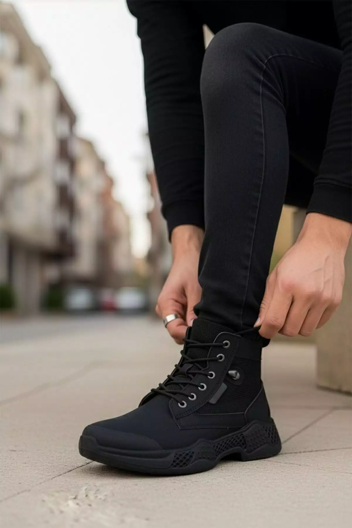 کفش کوهنوردی سیاه برند BIG KING - 381702598