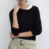 دامن مینی جین با کمربند برند MANGO - 803779947