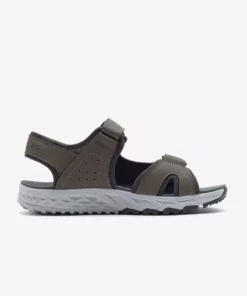 سندل چسبی مردانه Escape Logolu مدل 237588 NTGY برند Skechers - 934783590