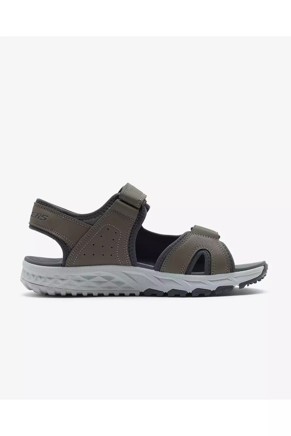 سندل چسبی مردانه Escape Logolu مدل 237588 NTGY برند Skechers - 934783590