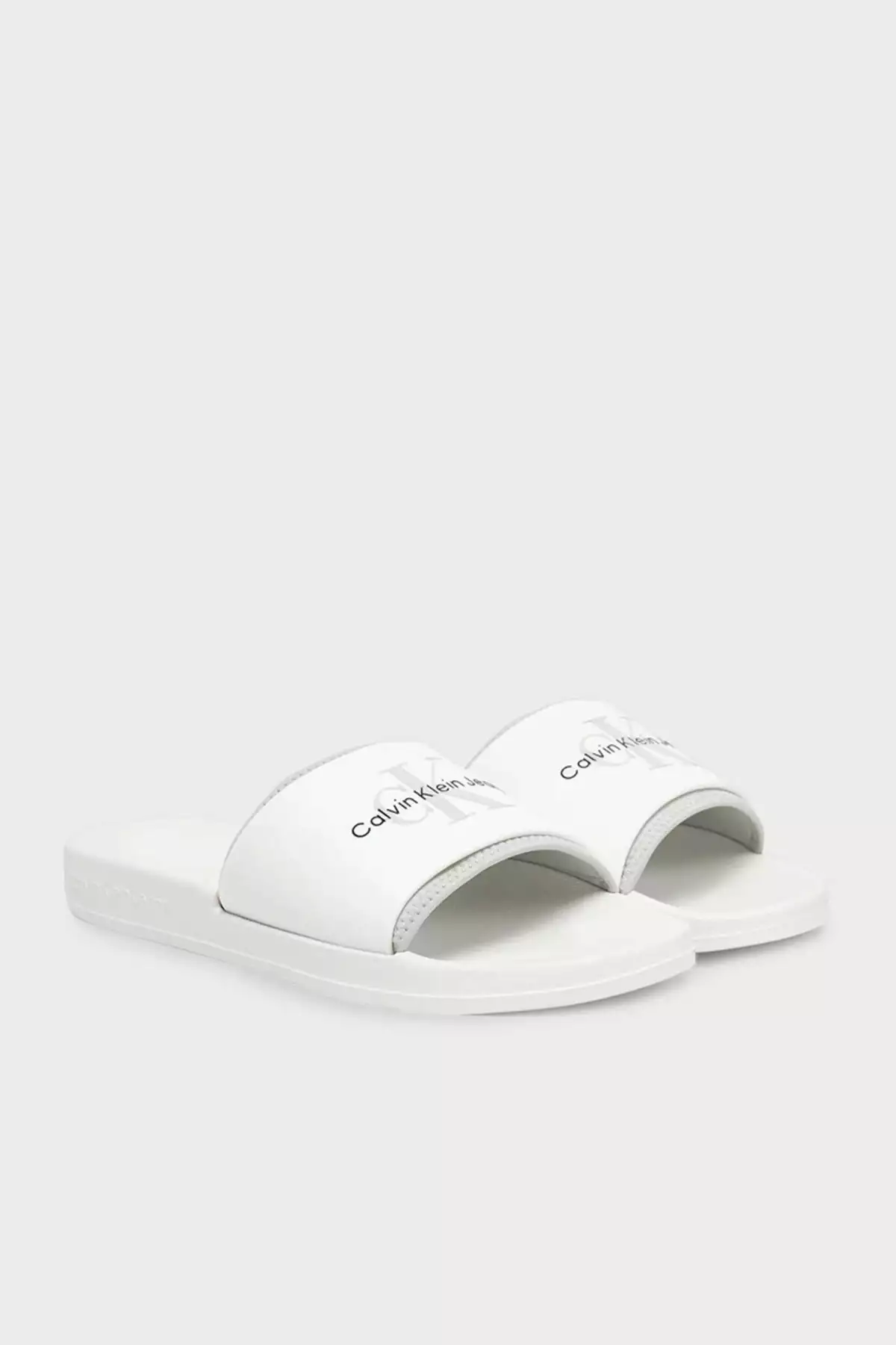 دمپایی مردانه اسلاید مونوگرام TPU YM0YM00361-01V برند Calvin Klein - 929603858