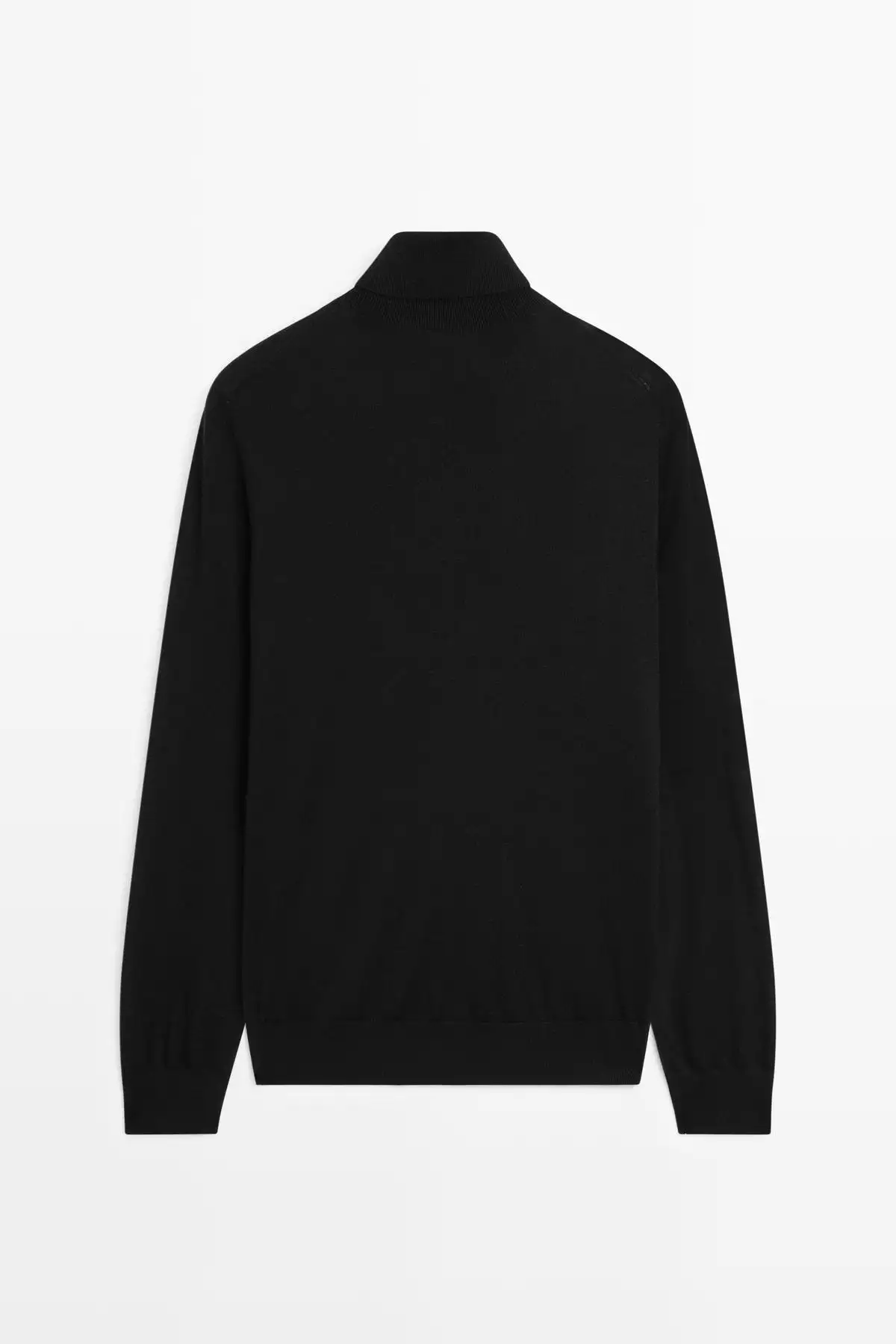 کاپشن بافتنی یقه ایستاده از ترکیب پشم یخالی برند Massimo Dutti - 982461467