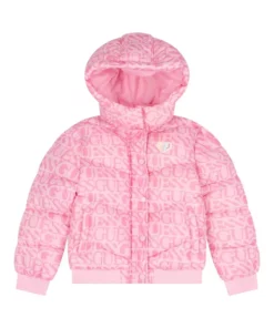 ژاکت بلند با کلاه و بالشتکدار برند Guess - 1011027382