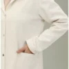 پالتو کلاهدار کاشی 1691-06 کرم برند sefamerve - 833440813