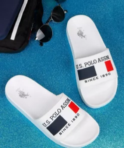 دمپایی مردانه یو.اس. پولو آسوشیئیشن مدل 3M نیکو 3Fx کد 101373187 رنگ سفید برند U.S. Polo Assn. - 739477481