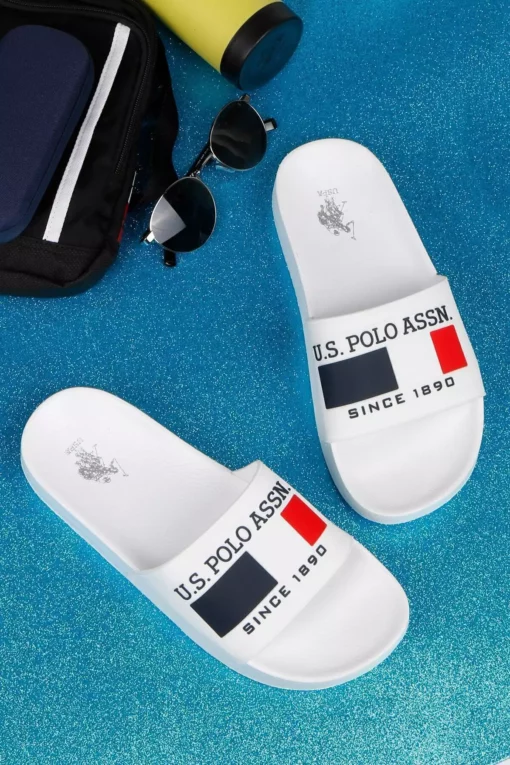 دمپایی مردانه یو.اس. پولو آسوشیئیشن مدل 3M نیکو 3Fx کد 101373187 رنگ سفید برند U.S. Polo Assn. - 739477481
