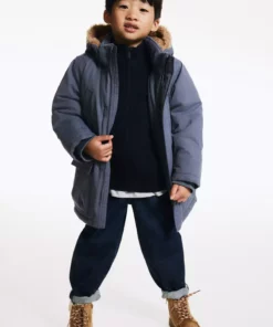 پالتوی پارکا با عایق آب ودار برند H&M - 982098468