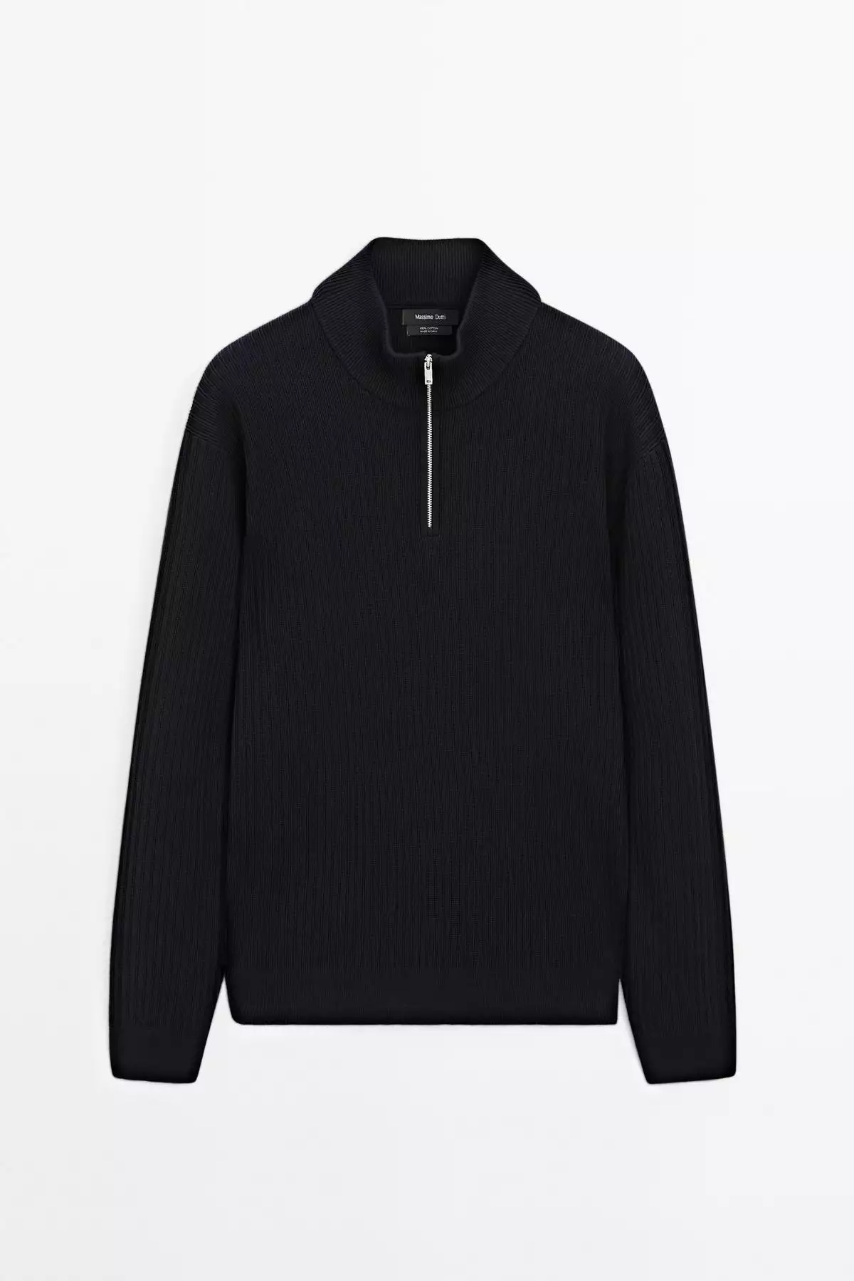 کلاه گردنی بافتنی دیپ یقه برند Massimo Dutti - 970707910