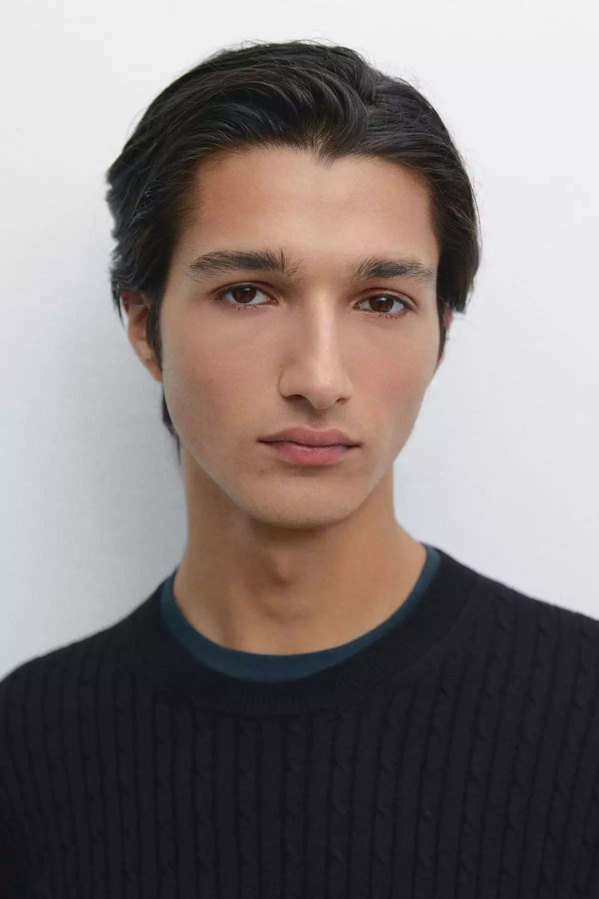 کنار بافتنی بافته شده از پنبه برند Massimo Dutti - 977920600