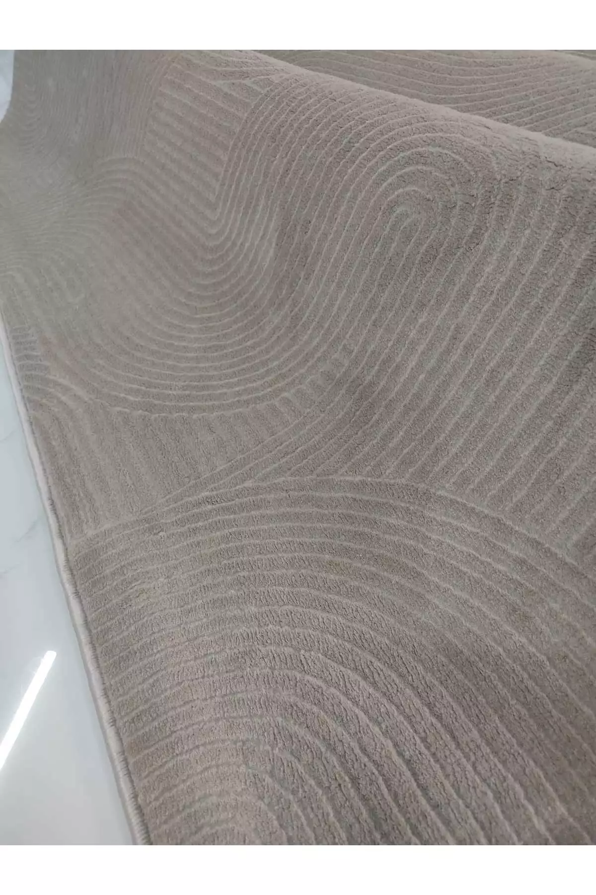 فرش بافته شده جوی رنگ کرم مخصوص اتاق، سالن، corredor و آشپزخانه برند Merinos - 896979895