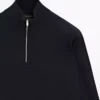 پلیور با یقه بلند و زیپدار برند Massimo Dutti - 991316059