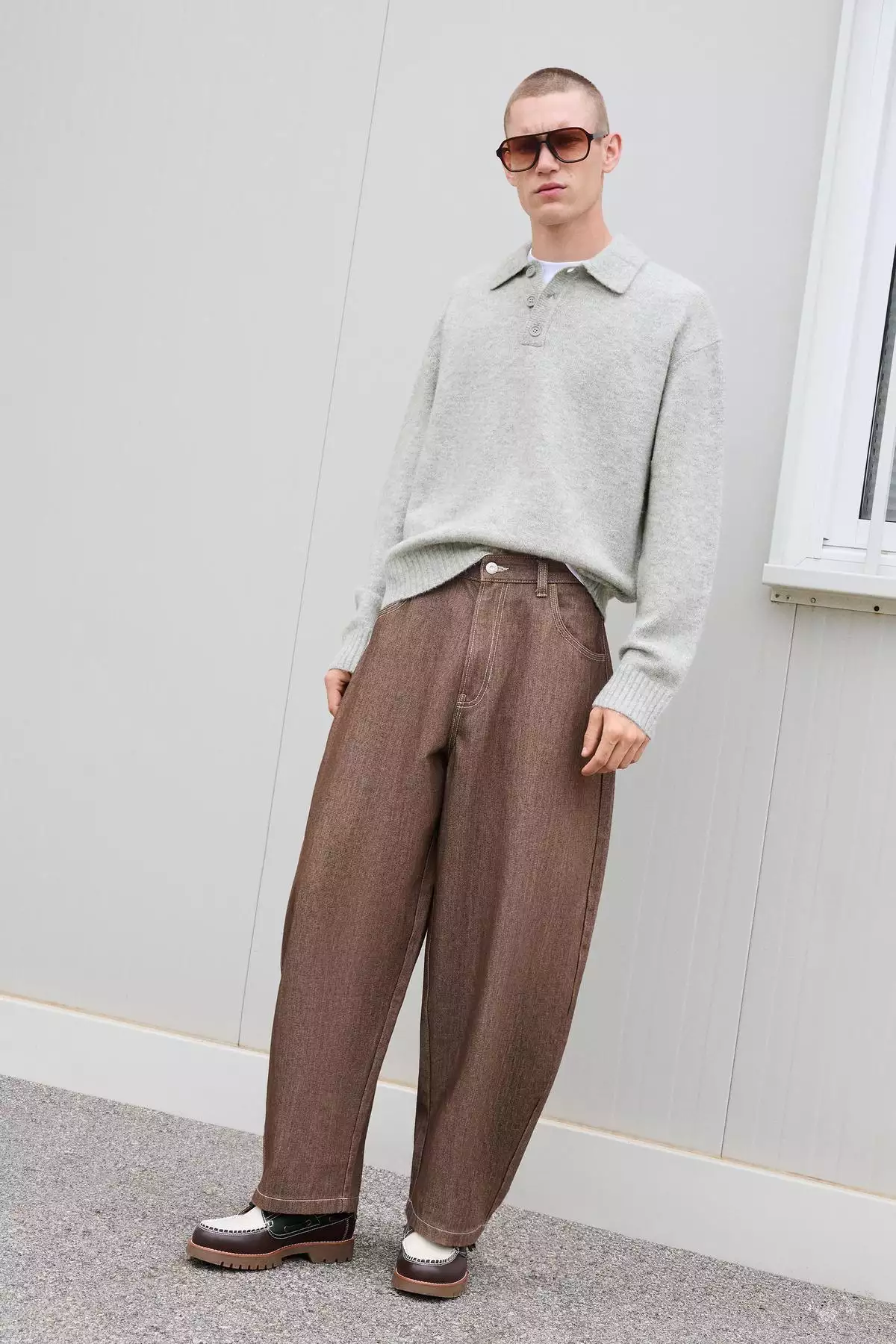 پولوشرت یقه دار برند Bershka - 977626535