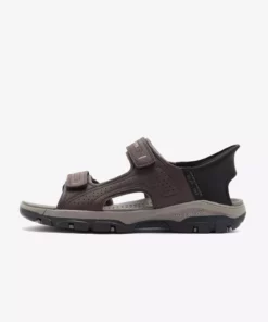 ترسمن - صندل مردانه قهوهای ریس 205289 شکلاتی برند Skechers - 903161185