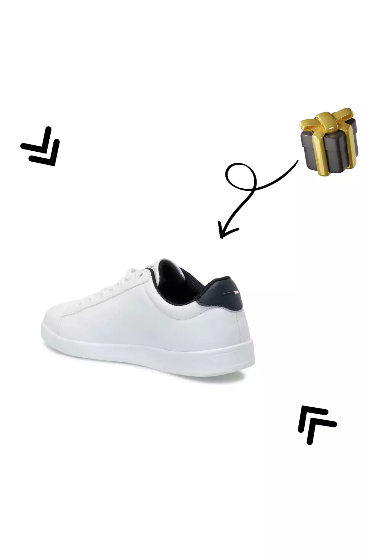 کفش ورزشی اورتپدیک 3FX سفید-مشکی-قرمز-سرمهای فرانکو GSN مدل جدید برند U.S. Polo Assn. - 772734047