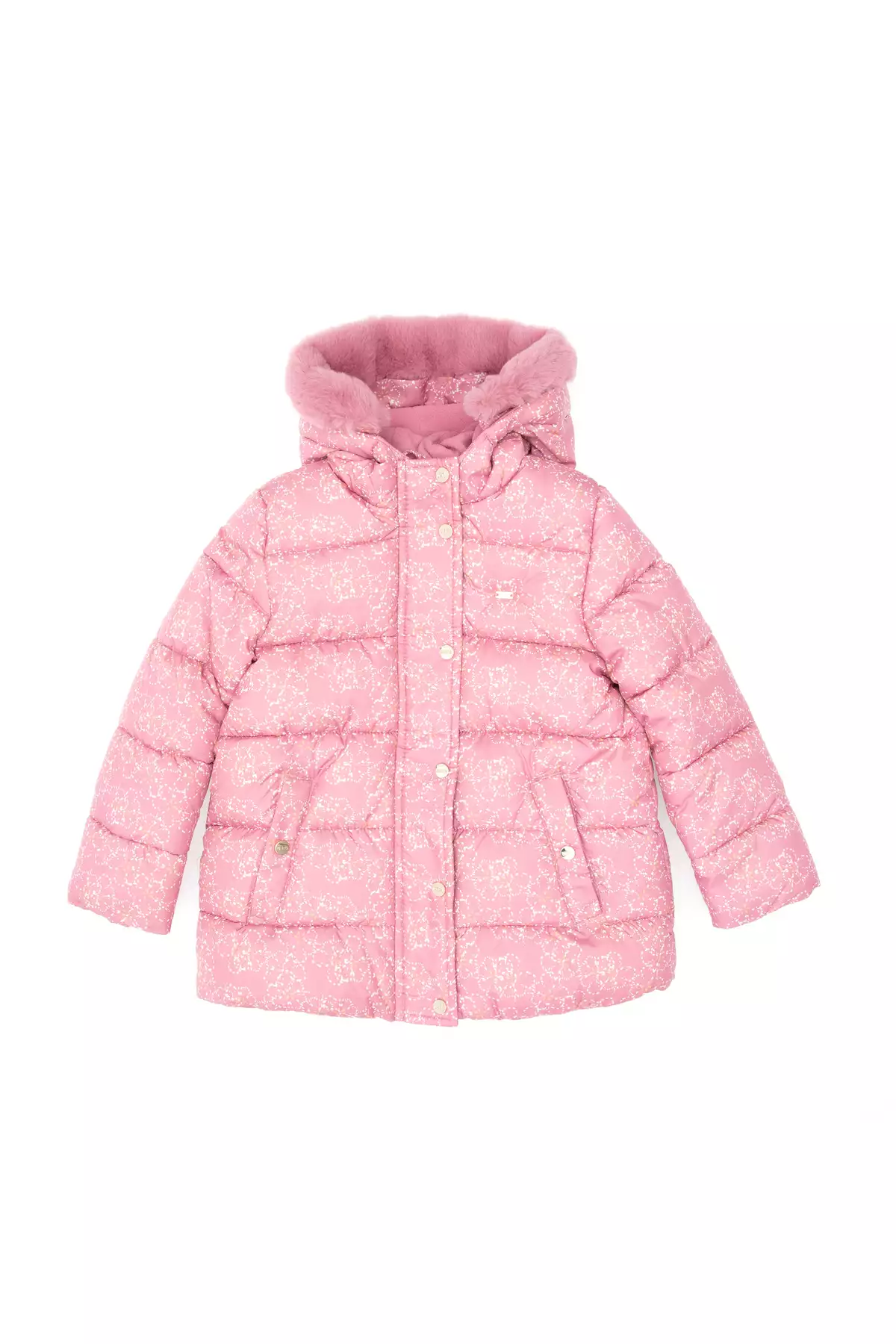 به فارسی، این محصول به این صورت ترجمه میشود: "کاپشن صورتی دخترانه". برند U.S. Polo Assn. - 987717098