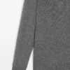 پالتو یقهدار با ترکیب پشم یکنواخت برند Massimo Dutti - 1019067984