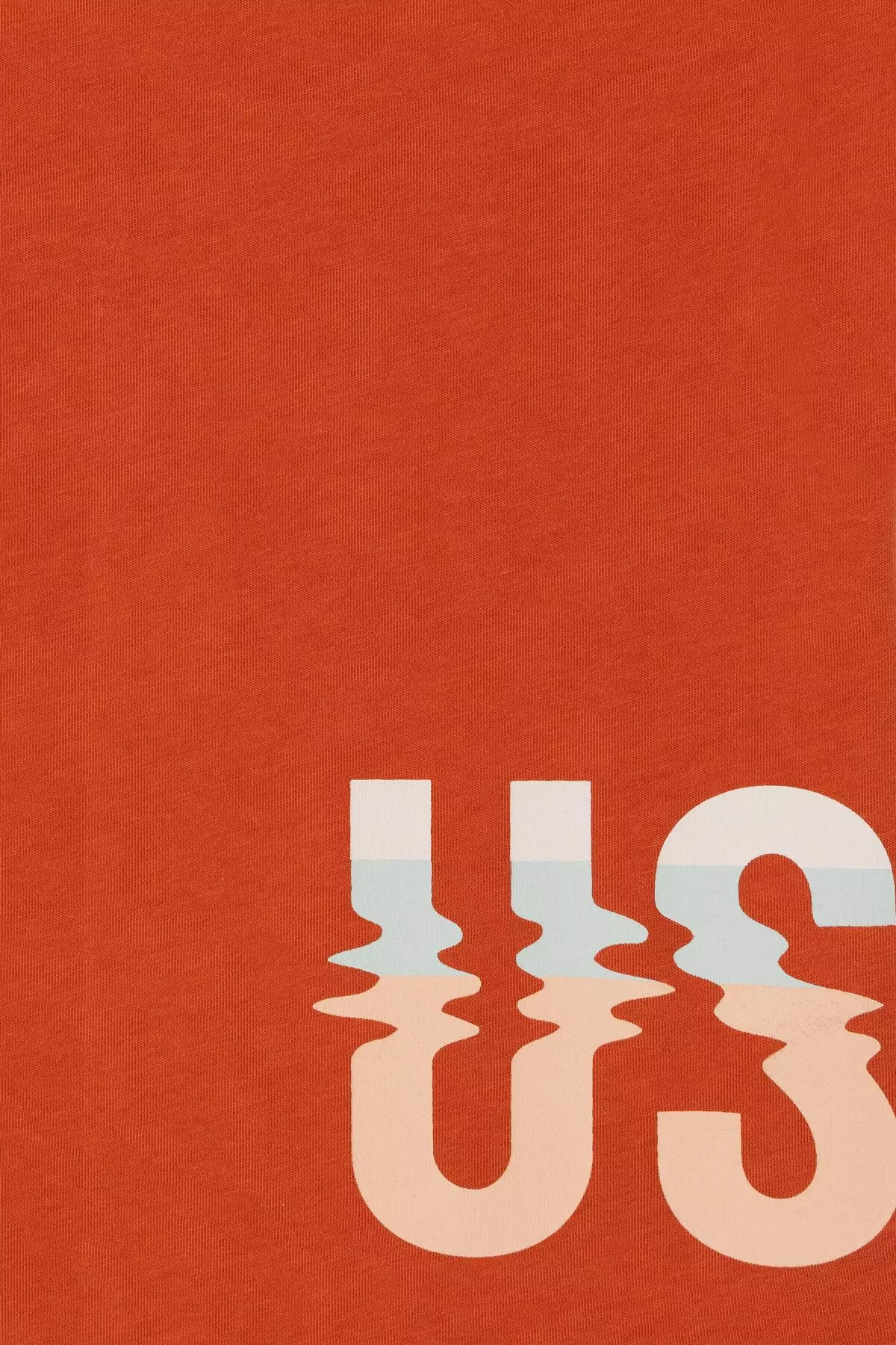 تیشرت یقه گرد دوچرخهای پسرانه رنگ آجر برند U.S. Polo Assn. - 865159390