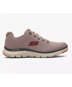کفش ورزشی مردانه و زنانه Flex Advantage 4.0 پوششدار رنگ خاکستری برند Skechers - 938794806