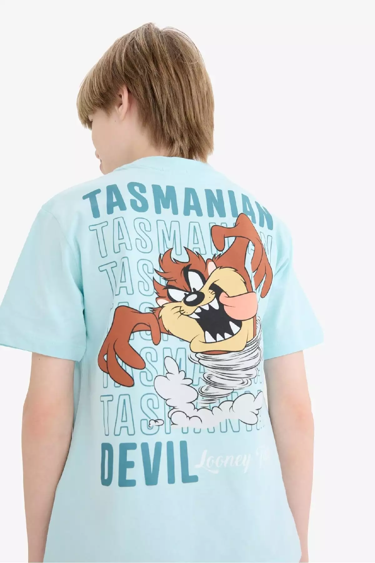 تیشرت کوتاه آستین مردانه بچهگانه با طرح لونی تونز، یقه گرد مدل E4826A825SM برند Defacto - 926702227