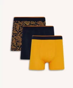 باکسر سه تایی فیت معمولی برند Defacto - 84116787