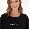 هودی زنانه مشکی با یقه گرد 50296945-VR046 برند U.S. Polo Assn. - 861556558