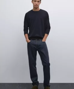 پلیور بافتنی پنبهای آستین بلند برند Massimo Dutti - 943649065