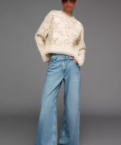 پلیور با طرح جاکار برند Bershka - 986086527