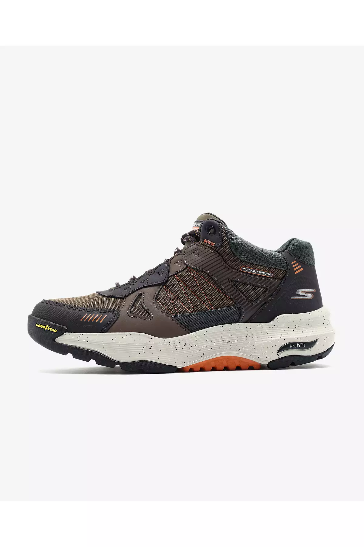 چکمه مخصوص Outdoor مردانه گو واک مدل آرچ فیت کد 216471 رنگ خاکی برند Skechers - 875698941