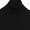 کاپشن بافتنی یقه ایستاده از ترکیب پشم یخالی برند Massimo Dutti - 982461467