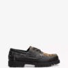 کفش قایق طرح پلنگی برند Bershka - 951881648