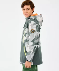 ژاکت پد دار مردانه بزرگ بچه گانه رنگ خاکستری مدل SK242025-040 برند Skechers - 870199630