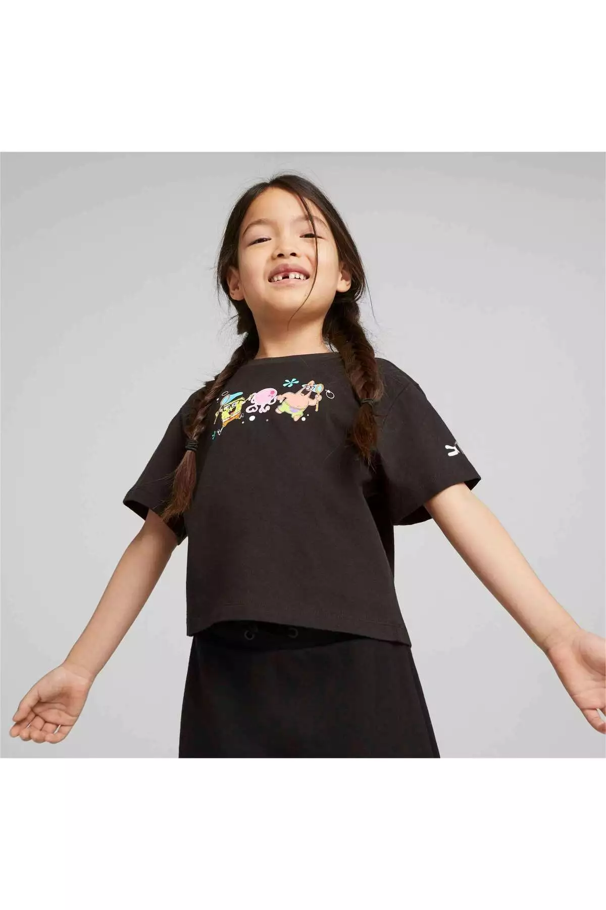 تیشرت دخترانه باباسفنجی برند Puma - 857361376